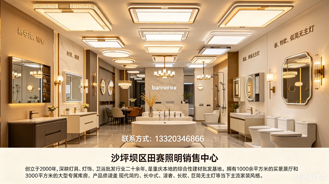 2026精选：重庆吊灯,连体马桶卫浴实体店人气推荐