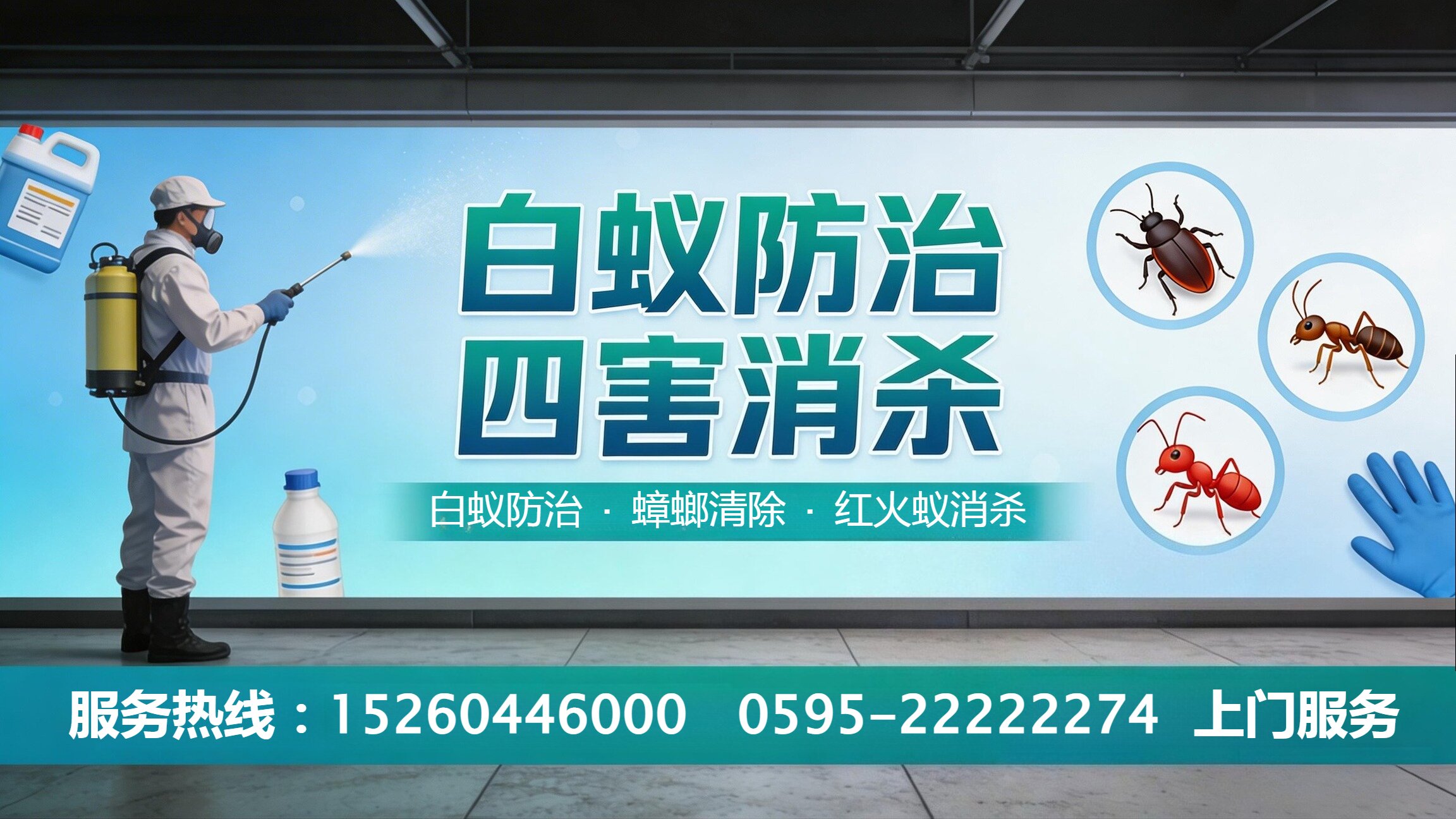 2026年靠谱的白蚁预防/除蟑螂企业哪家好