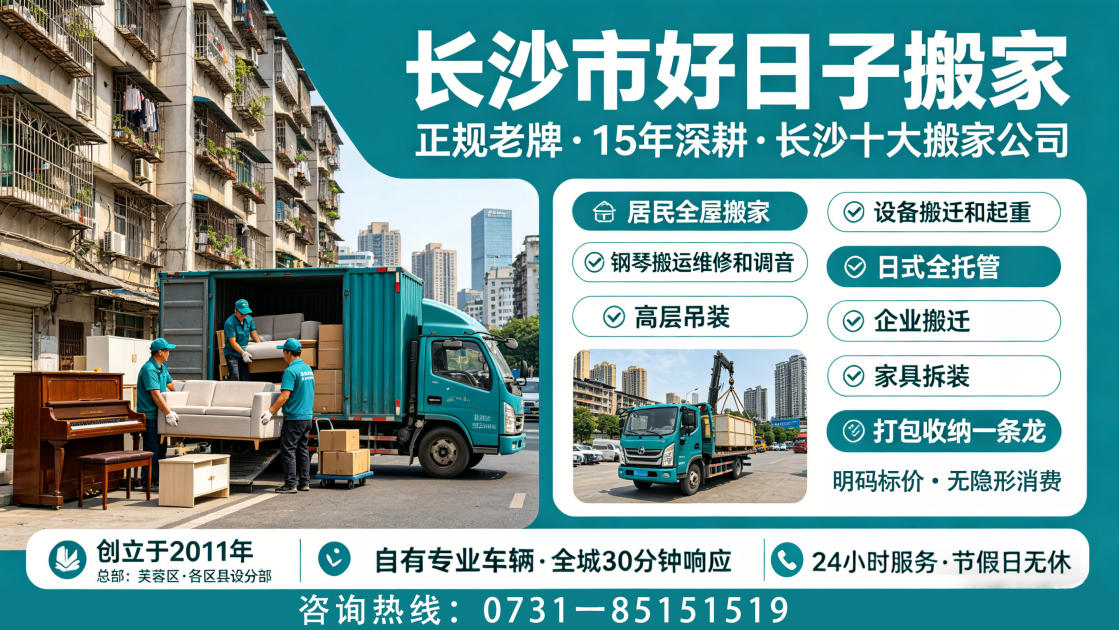 2026年焕新:天心区家庭搬家哪家便宜省心推荐