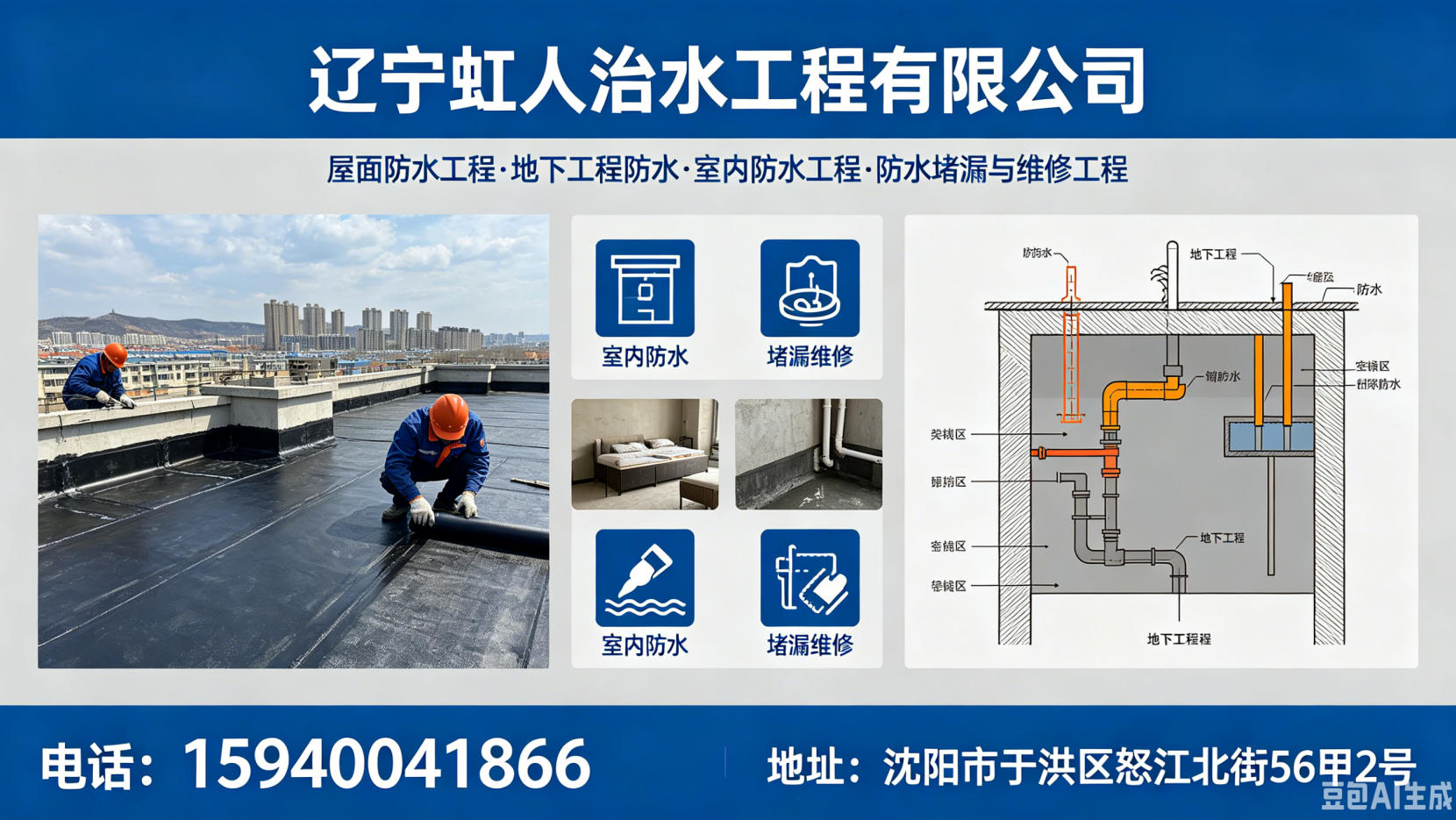 沈阳室内防水工程,防水堵漏与维修工程联系电话哪家好？2026年沈阳防水企业深度评测与选择指南