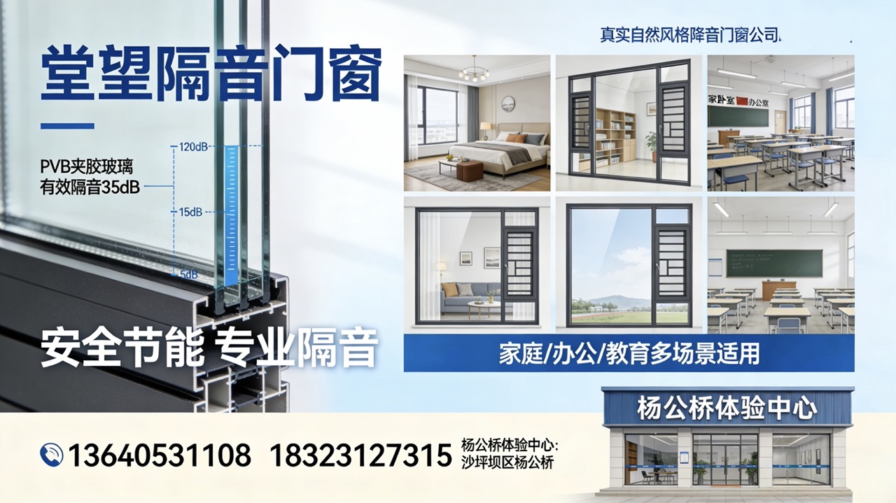 2026解析：重庆专业的隔声窗/断桥铝隔音门窗厂家推荐排名