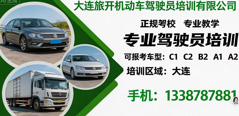 2026驾培优选指南：旅顺口区学C2/学A1驾校