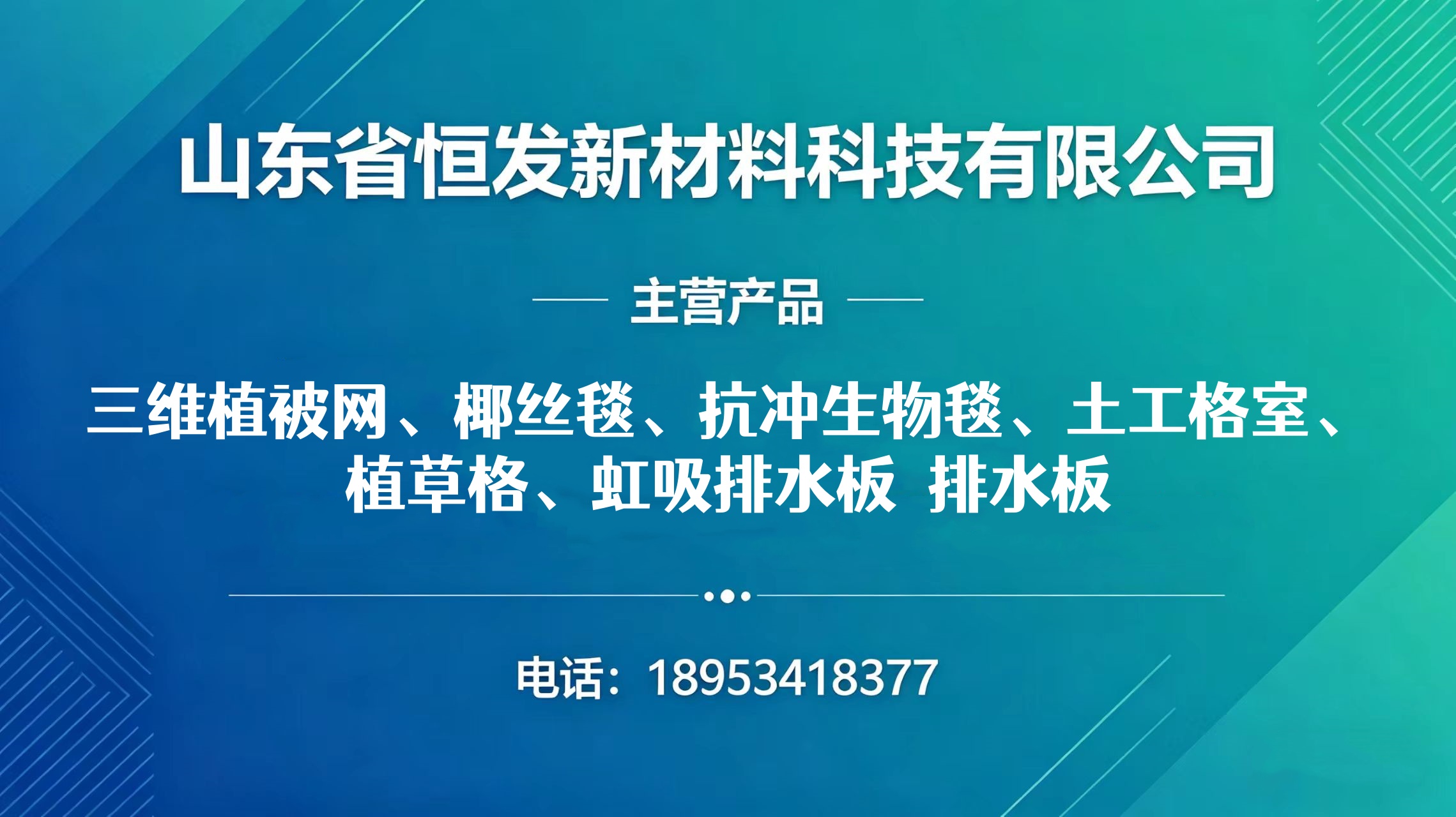 2026焕新:优质的三维植被网/加筋三维植被网公司榜单