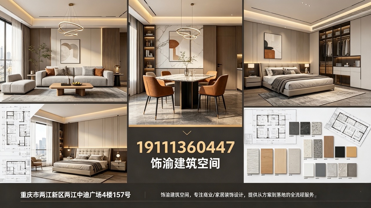 2026优选:重庆有真实案例的商业空间设计/酒店设计公司人气推荐