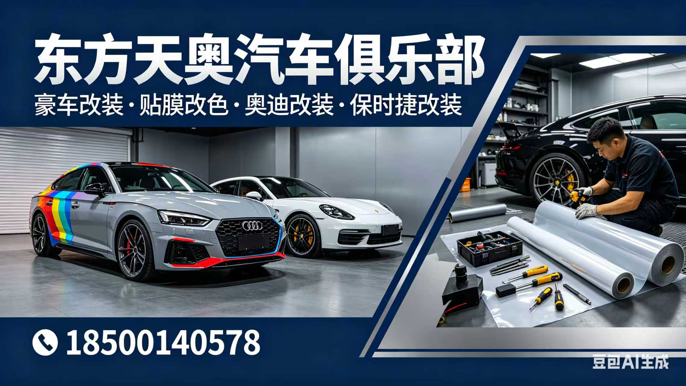 2026优选：大兴奥迪全车改色/奔驰电光贴膜门店严选推荐